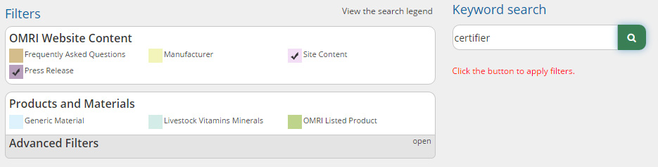 You Can Click The Checkboxes To Deselect Content And Narrow Search For Example This Will Return All Press Releases Other Site That
